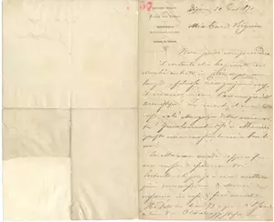 Lettera di Tanara alla moglie